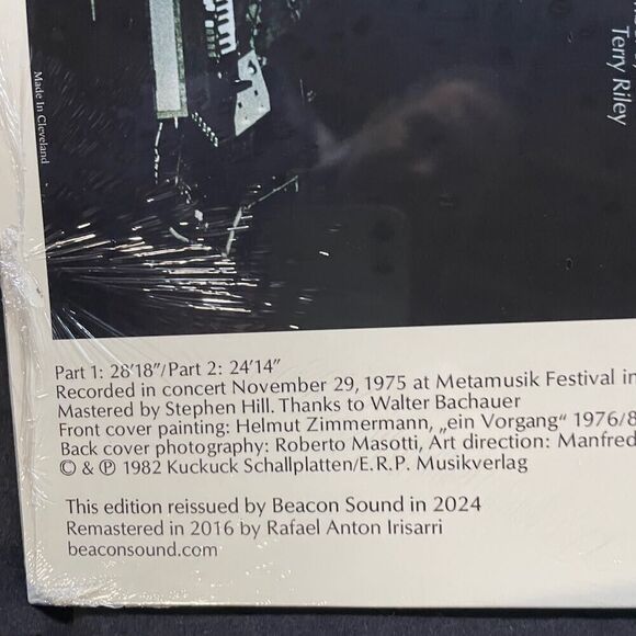 Terry Riley – Descending Moonshine Dervishes – Vinyl, LP, Reissue, NEW Synth - Picture 6 of 6